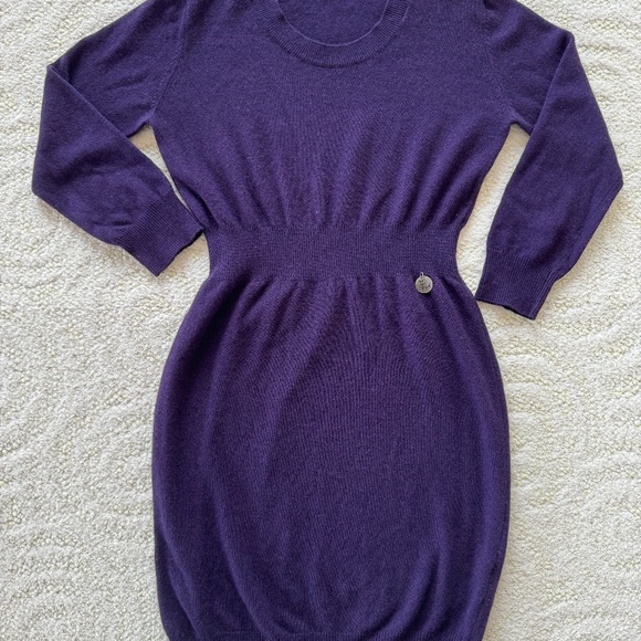 See By Chloe Eggplant Sweater Dress - Picture 3 of 5